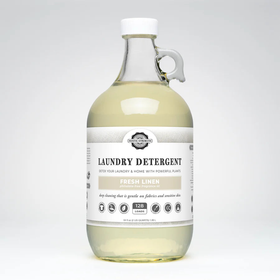 Liquid Laundry Detergent: Fresh Linen - Rustic Strength